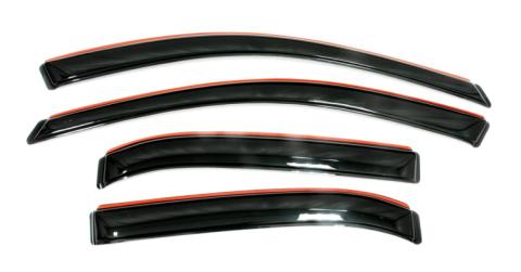 In-Channel Ventvisor Side Window for 2014-2023 Jeep Cherokee Smoke In-Channel 4 Piece AVS