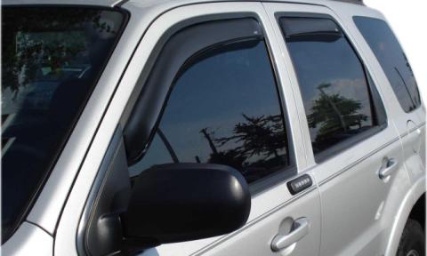 In-Channel Ventvisor Side Window for 2014-2023 Jeep Cherokee Smoke In-Channel 4 Piece AVS