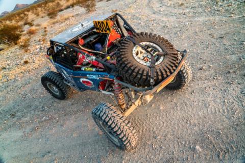 Horizontal Tire Ratcheting Y Tie-Down Strap Bulldog Winch