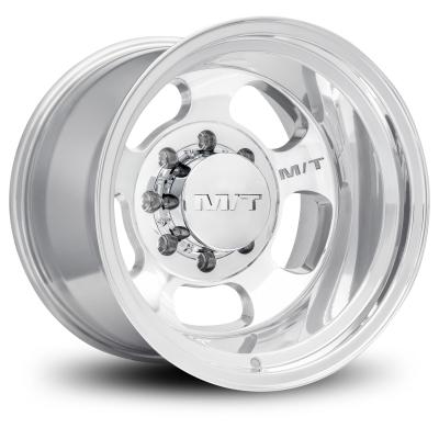 MT Canyon Wheel 17x12 3.6 x 8x6.5 Hub Bore 4.929 Polished Mickey Thompson