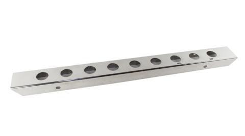 Jeep CJ 42 Inch Front Bumper with holes 45-86 CJ Polished Silver Kentrol