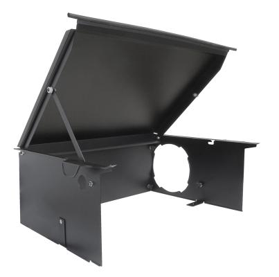 Deluxe Cargo Enclosure - 18-23 Wrangler JL {21-23 Exc. 4XE} 4-Door w/ OEM Subwoofer Black Tuffy Security Products