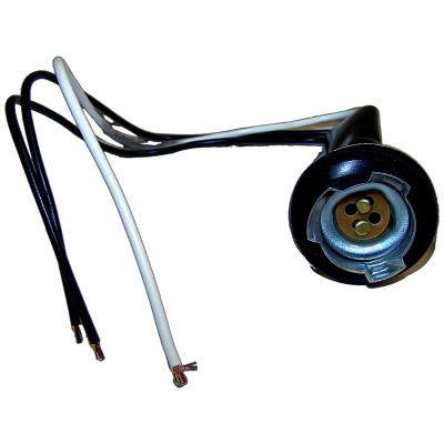 Parking Lamp Socket &amp; Wiring for Select 76-96 Jeep SJ, J-Series, XJ, MJ Crown Automotive