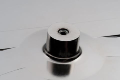 Air Cleaner Kit 14 Inch Diameter Aluminum Black Crinkle Recessed Blue MOPAR Emblem Proform