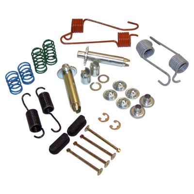 Rear Drum Brake Hardware Kit for 1974-1991 Jeep SJ, J-10 w/ 11 Inch x 2 Inch Rear Brakes Crown Automotive