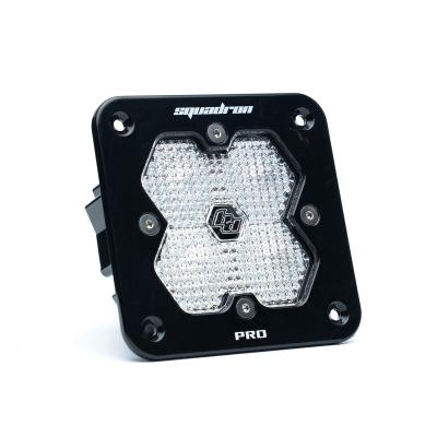 Squadron 2.0 Pro Black Flush Mount LED Auxiliary Light Pod Universal Clear Work/Scene Baja Designs