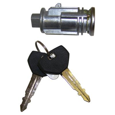 Coded Ignition Cylinder with 2 Non-Transponder Keys for Select 97-07 Jeep Models Crown Automotive