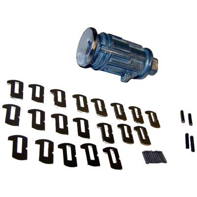 Coded Ignition Cylinder with 2 Non-Transponder Keys for Select 97-07 Jeep Models Crown Automotive