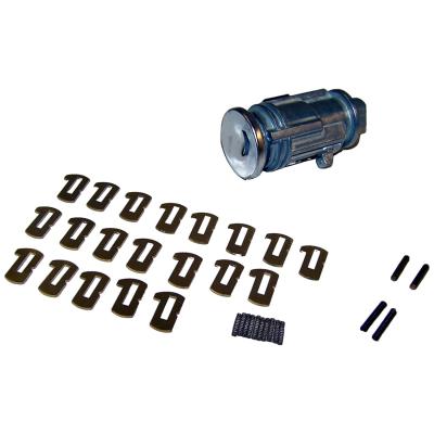 Coded Ignition Cylinder with 2 Non-Transponder Keys for Select 97-07 Jeep Models Crown Automotive