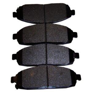 Front Brake Pad Set for 2005-2010 Jeep Grand Cherokee w/o SRT8 &amp; Commander Crown Automotive