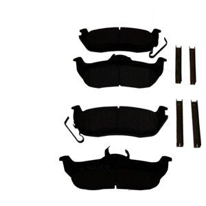 Rear Brake Pad Set for Jeep 2005-2010 Grand Cherokee w/o SRT8 &amp; Commander Crown Automotive