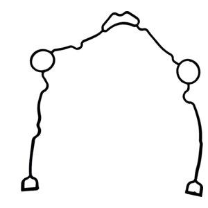 Timing Cover Gasket for 2005+ Jeep JL, WL, WK, WS, &amp; XK w/ Hemi Crown Automotive