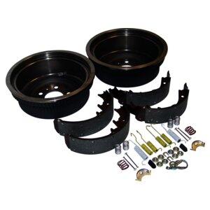 Rear Drum Service Brake Kit for Jeep XJ, MJ, YJ w/ 10 Inch x 2.5 Inch Drums Crown Automotive