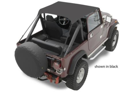 Jeep CJ5 Bikini Top Traditional Bikini Top For Jeep 1976-1983 CJ5 Tan Bestop