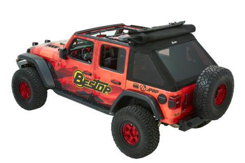 Trektop Ultra Jeep '18-26 Wrangler JL 4-Door Premium Black Twill Bestop