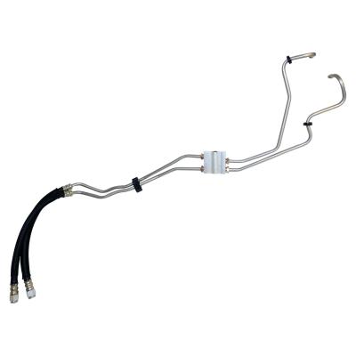 Transmission Cooler Supply &amp; Return Hose Set for 08-12 Jeep KK Liberty w/ 42RLE Crown Automotive