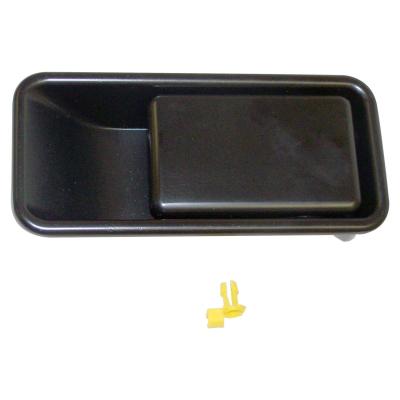 Exterior Right Black Door Handle for 87-06 Jeep YJ, TJ Wranglers w/ Half Doors Crown Automotive