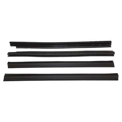 Door Glass Weatherstrip Kit for 84-96 Jeep XJ Cherokee w/ 4 Doors &amp; MJ Comanche Crown Automotive
