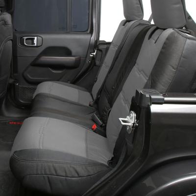 Gen2 Neoprene Front and Rear Seat Cover Kit Charcoal/Black 2020-2023 Jeep Gladiator Smittybilt