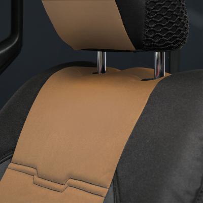 Gen2 Neoprene Front and Rear Seat Cover Kit Tan/Black 2020-2023 Jeep Gladiator Smittybilt