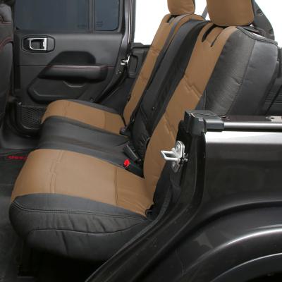 Gen2 Neoprene Front and Rear Seat Cover Kit Tan/Black 2020-2023 Jeep Gladiator Smittybilt