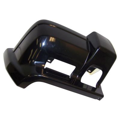 Front Right Bumper End Cap for 1997-2001 Jeep XJ Cherokee, Flat Black Finish Crown Automotive