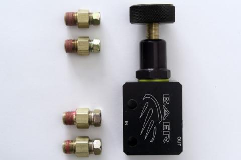 Adjustable Proportioning Valve Bracket Bottom Mount BAER Brakes