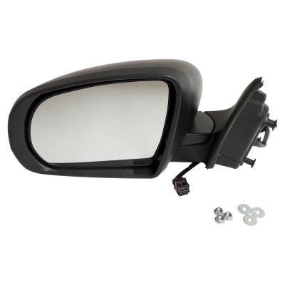Left Power, Manual Folding Mirror for 2014-2022 KL Cherokee, Black Textured Crown Automotive