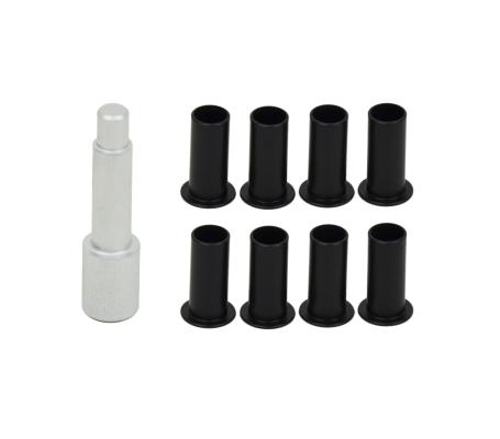 Jeep JK Door Hinge Liners 4 Door 07-18 Wrangler JK Textured Black Kentrol