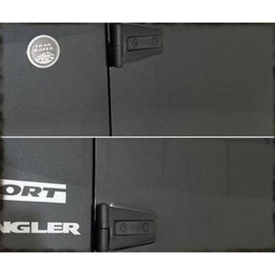 Door Hinges Set of 4 Black 07-18 Wrangler JK Smittybilt