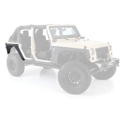 XRC Rear Corner Guards Black Textured 07-18 Wrangler JK 4 Door Smittybilt