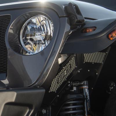 Front Inner Liners w ProComp 6 LED 9W Rock Lights 2020-Up Jeep Gladiator; 2018-2022 Jeep Wrangler Smittybilt