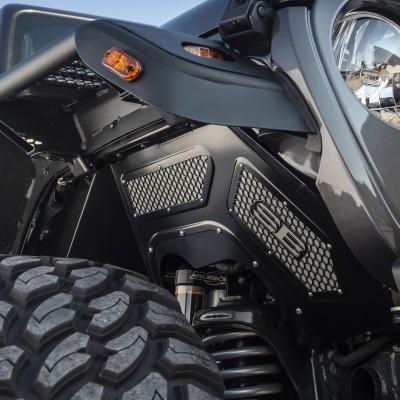 Inner Liner Kit with Pro Comp 3 LED Rock Light Kit 4d rl kit 2018-2022 Jeep Wrangler 4 Doors Smittybilt