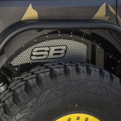 Inner Liner Kit with Pro Comp 3 LED Rock Light Kit 4d rl kit 2018-2022 Jeep Wrangler 4 Doors Smittybilt