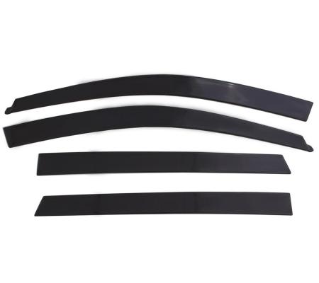 Ventvisor Deflector for 2018-2026 Jeep Wrangler and More Smoke Low Profile Outside Mount 4 Piece AVS