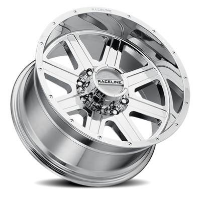 Aluminum Wheels 20x9 Hostage 940C Chrome 12 Offset 8 on 165.1 Bolt Pattern 125.2 Bore Raceline