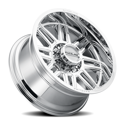 Aluminum Wheels 18x9 Split 948C Chrome 18 Offset 6 on 139.7 Bolt Pattern 106.1 Bore Raceline