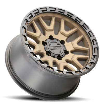 Aluminum Wheels 16x8 Krank 953BZ Satin Bronze 0 Offset 5 on 139.7 Bolt Pattern 106.5 Bore Raceline