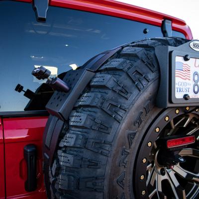 Spare Tire Mount EZ Rack Kit All Tire Sizes Basic Steel Rock Slide Engineering