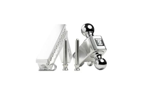 2.0 inch Aluminum Medium Duty 6 inch Drop/Rise Hitch BulletProof Hitch