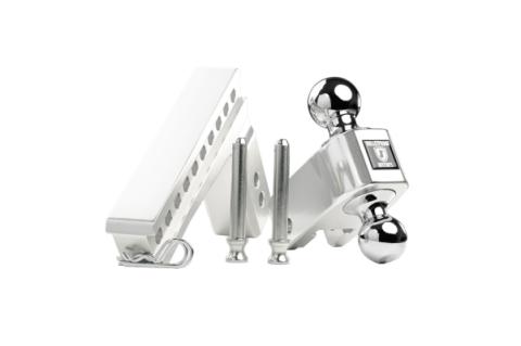 2.5 inch Aluminum Medium Duty 6 inch Drop/Rise Hitch BulletProof Hitch