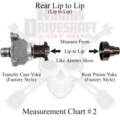 JK Rear 1350 Solid CV Driveshaft 2 Door Adams Driveshaft