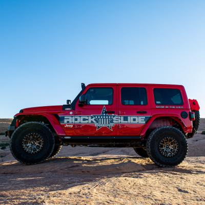 Jeep JL Side Step Sliders For 18-23 Wrangler JL 4 Door Models Set Rock Slide Engineering