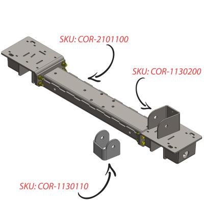 Jeep Cherokee Front 3-Link 3 Piece Cross Member 1984-2001 XJ Clayton Off Road