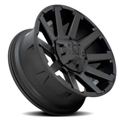 Aluminum Wheels 20X10 Contra D437 8 On 165.1 Matte Black 125.1 Bore -18 Offset 8 Spoke Fuel Off Road Wheels