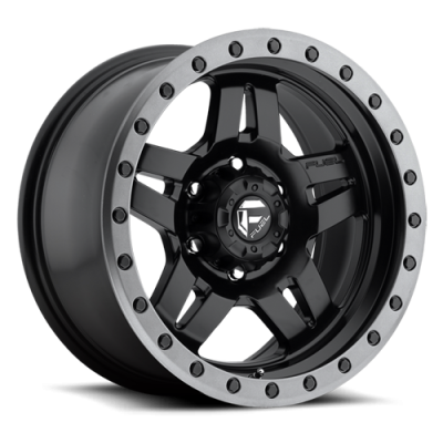 Aluminum Wheels 20X9 Anza D557 6 On 139.7 Matte Black 106.1 Bore 19 Offset 5 Spoke Fuel Off Road Wheels