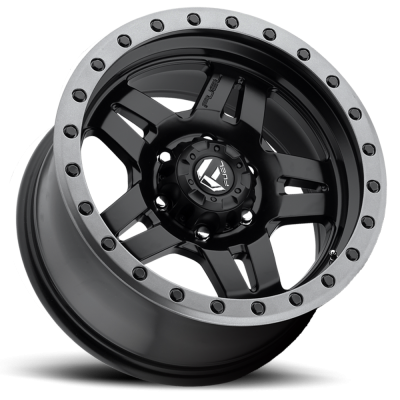 Aluminum Wheels 20X9 Anza D557 6 On 139.7 Matte Black 106.1 Bore 19 Offset 5 Spoke Fuel Off Road Wheels