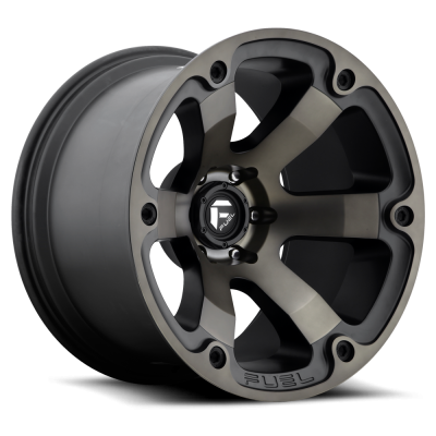 Aluminum Wheels 20X9 Beast D564 6 On 135 Matte Black/Machined Dark Tint 87.1 Bore 20 Offset 6 Spoke Fuel Off Road Wheels