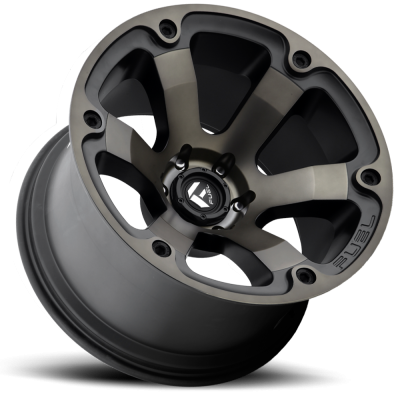 Aluminum Wheels 20X9 Beast D564 6 On 135 Matte Black/Machined Dark Tint 87.1 Bore 20 Offset 6 Spoke Fuel Off Road Wheels