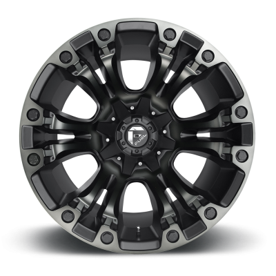 Aluminum Wheels 17X9 Vapor D569 6 On 139.7 Matte Black Double Dark Tint 106.1 Bore 20 Offset Fuel Off Road Wheels
